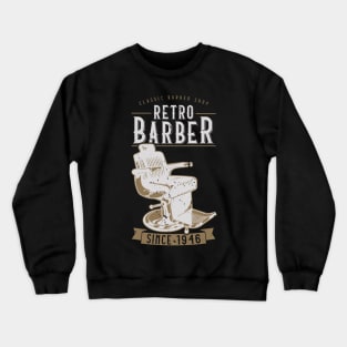 Retro Barber Crewneck Sweatshirt